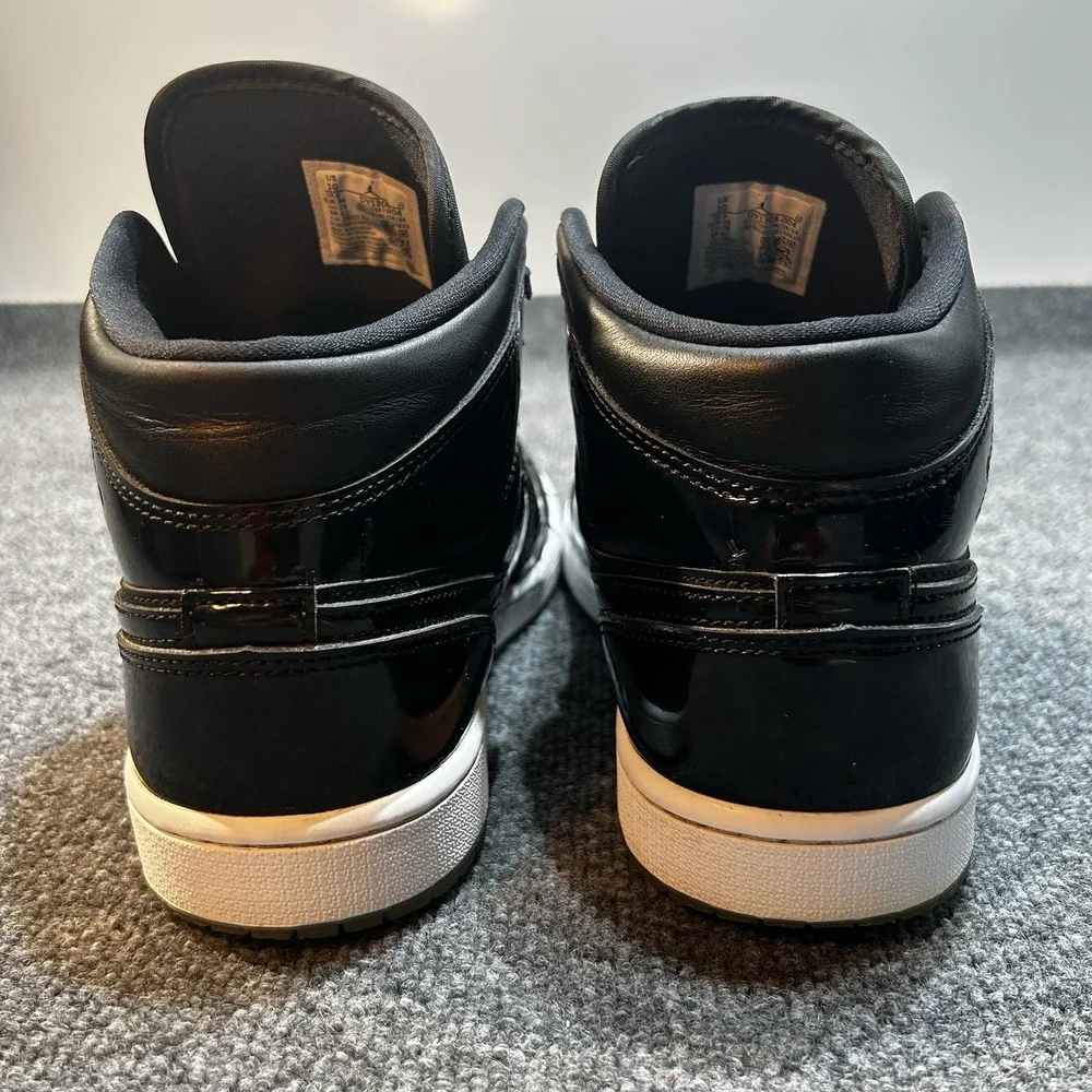 Air Jordan 1 Mid SE Space Jam Black Dark Concord Men's Size 10